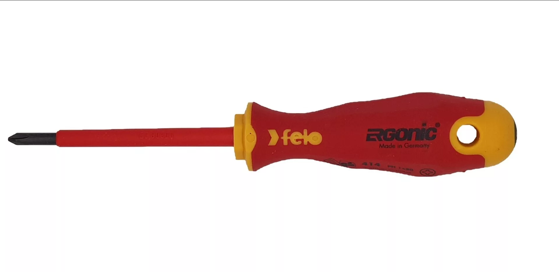 Отвертка диэлектрическая Ergonic крестовая PH 1X80 41410290 Felo