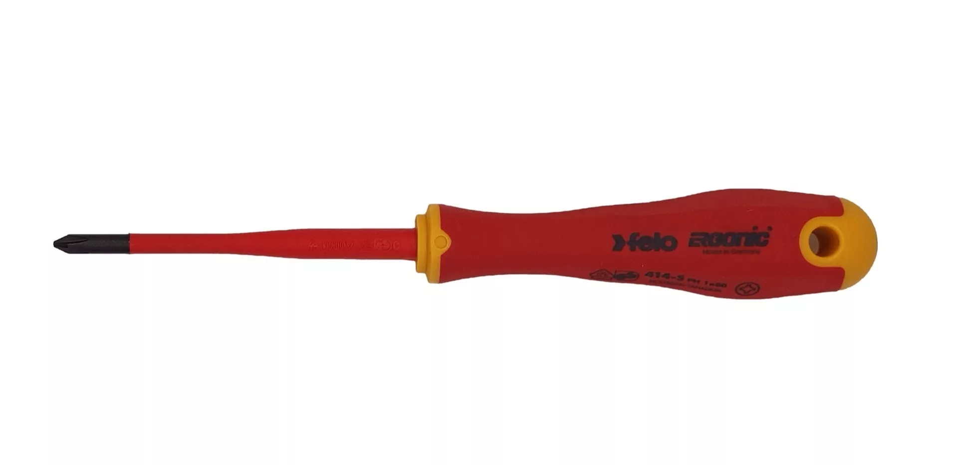 Отвертка диэлектрическая PH 1х80 E-Slim Ergonic 41419290 Felo