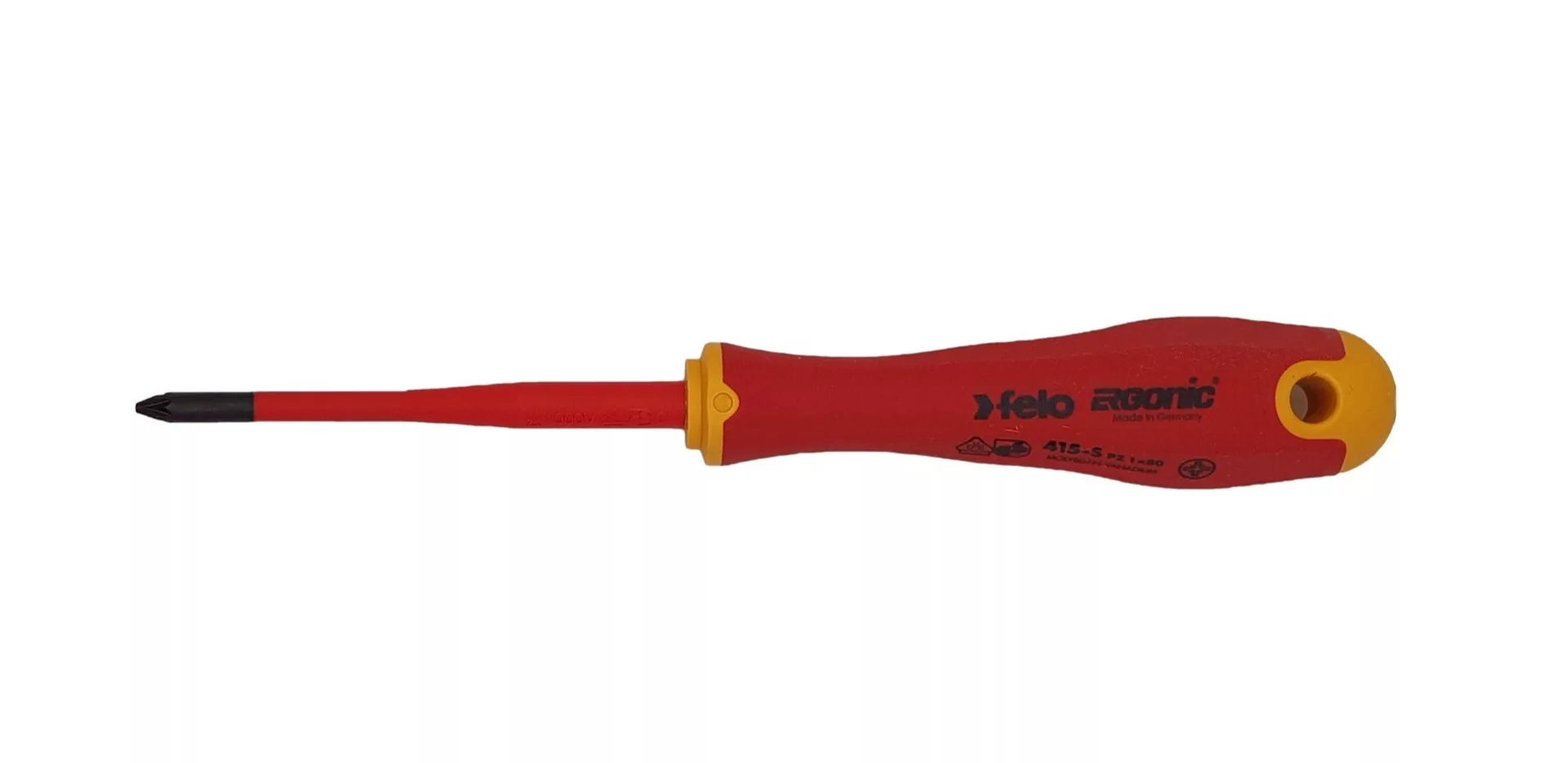 Отвертка диэлектрическая PZ 1х80 E-Slim Ergonic 41519290 Felo