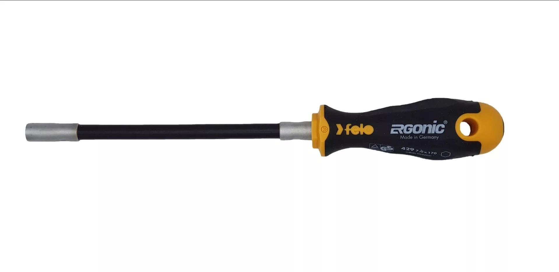 Отвертка Ergonic с гибким стержнем торцевой ключ 7,0X170 42907040 Felo