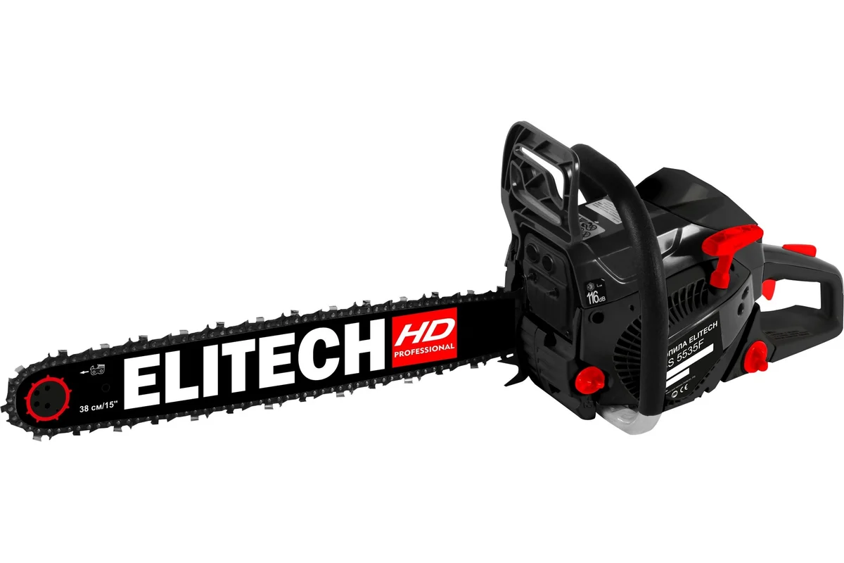Пила цепная бензиновая Elitech CS 5535F (E1611.006.00) HD 204814