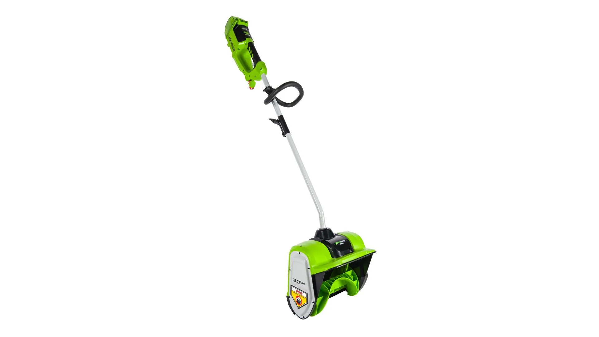 Снегоуборщик аккум. Greenworks GD40SSK5, 40V, 30 см, бесщеточный, с 1хАКБ 5 А.ч и ЗУ 2600807UG