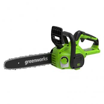 Цепная пила аккумуляторная Greenworks Арт. 2007707, 24V, 25см, без АКБ и ЗУ