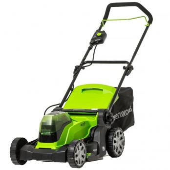 Газонокосилка аккумуляторная Greenworks Арт.2512607UD, 2*24V, 41 см, с 2хАКБ 4Ач и ЗУ
