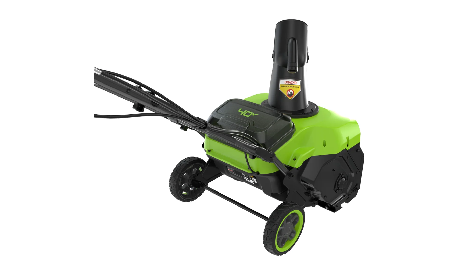Снегоуборщик аккумуляторный бесщеточный Greenworks GD40STX2, с 1хАКБ 4 Ач и ЗУ_3