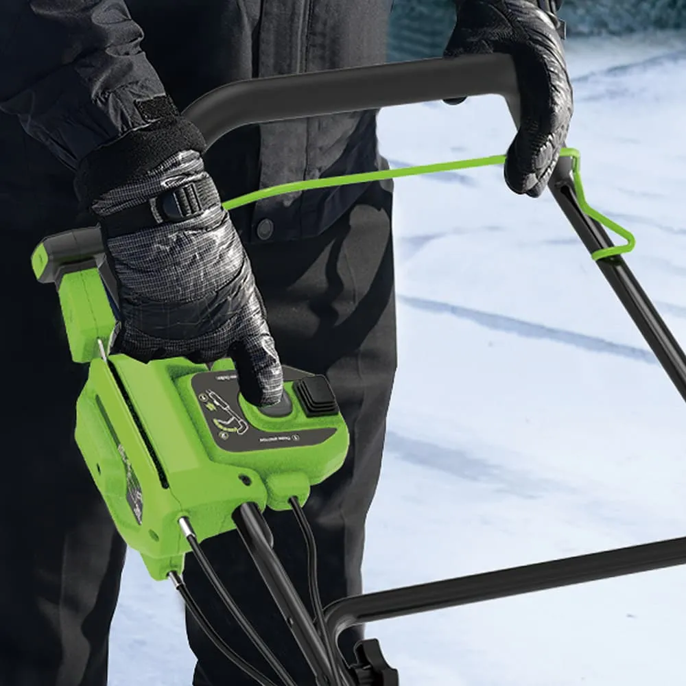 Снегоуборщик аккумуляторный бесщеточный Greenworks GD40STX2, с 1хАКБ 4 Ач и ЗУ