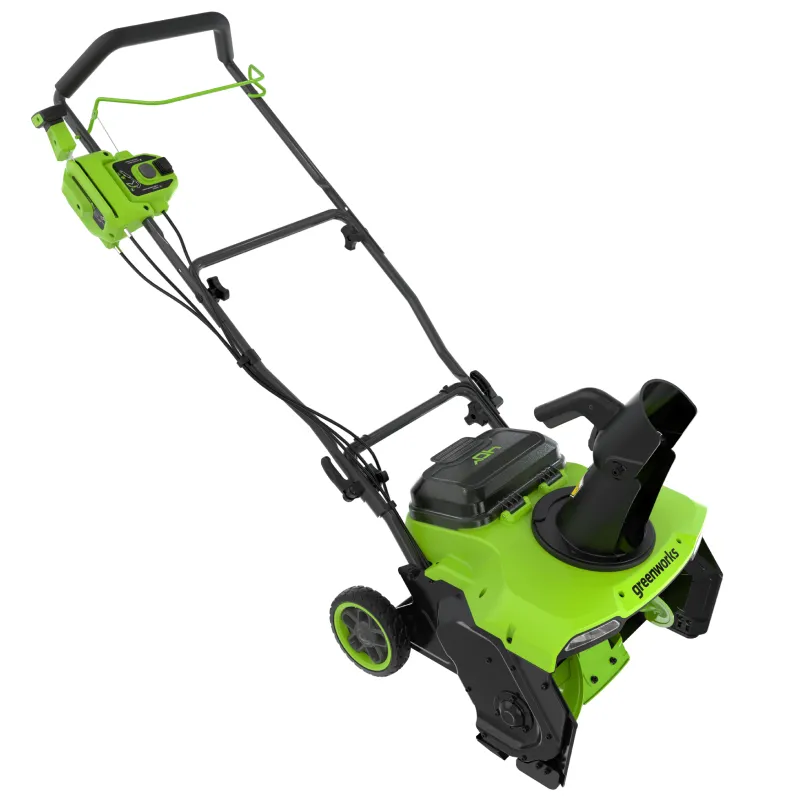 Снегоуборщик аккумуляторный бесщеточный Greenworks GD40STX2, с 1хАКБ 4 Ач и ЗУ