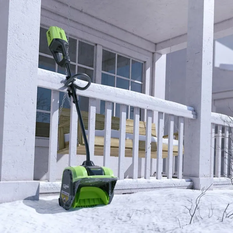 Снегоуборщик аккумуляторный Greenworks GD60SSK4, 60V, 30 см, бесщеточный, c 1хАКБ 4Ач и ЗУ (2602607UB)