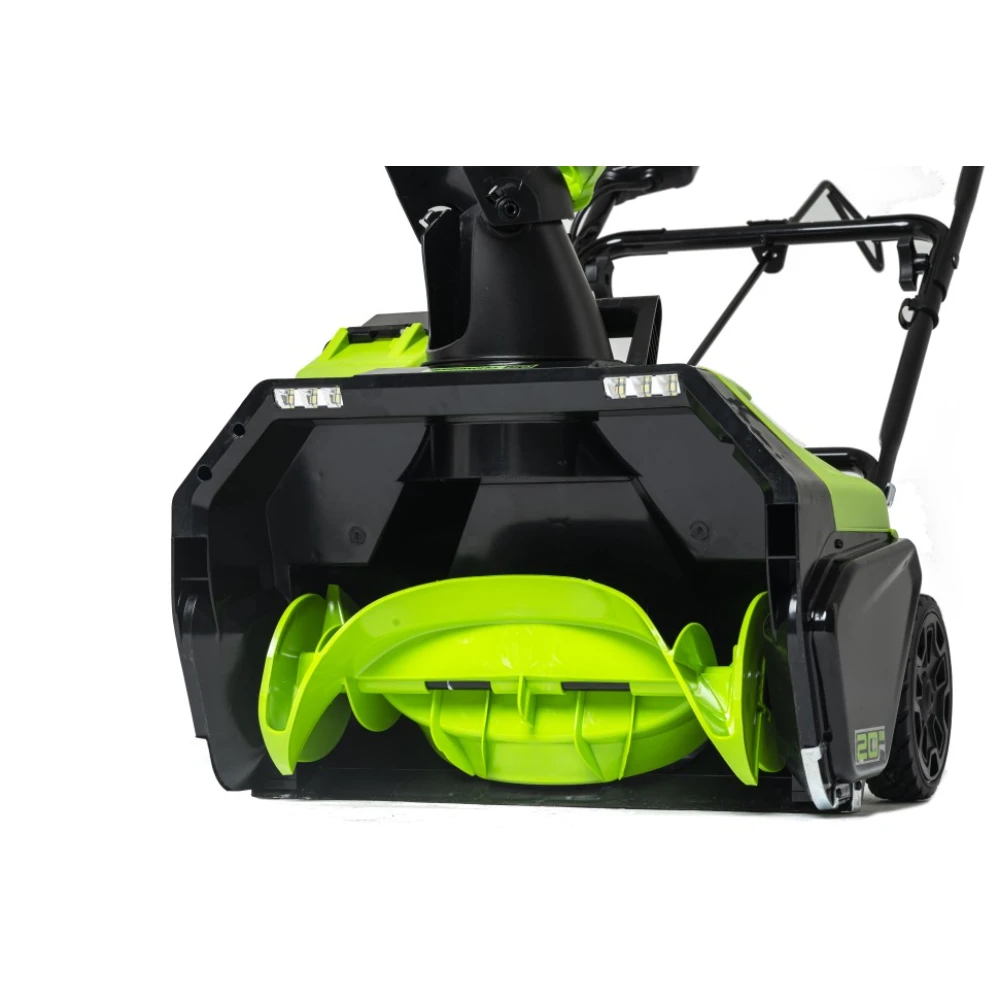 Снегоуборщик аккумуляторный Greenworks  GD60PST, 60V, 51 см, бесщеточный, c 1хАКБ 5Ач и ЗУ (2602907UG)_2