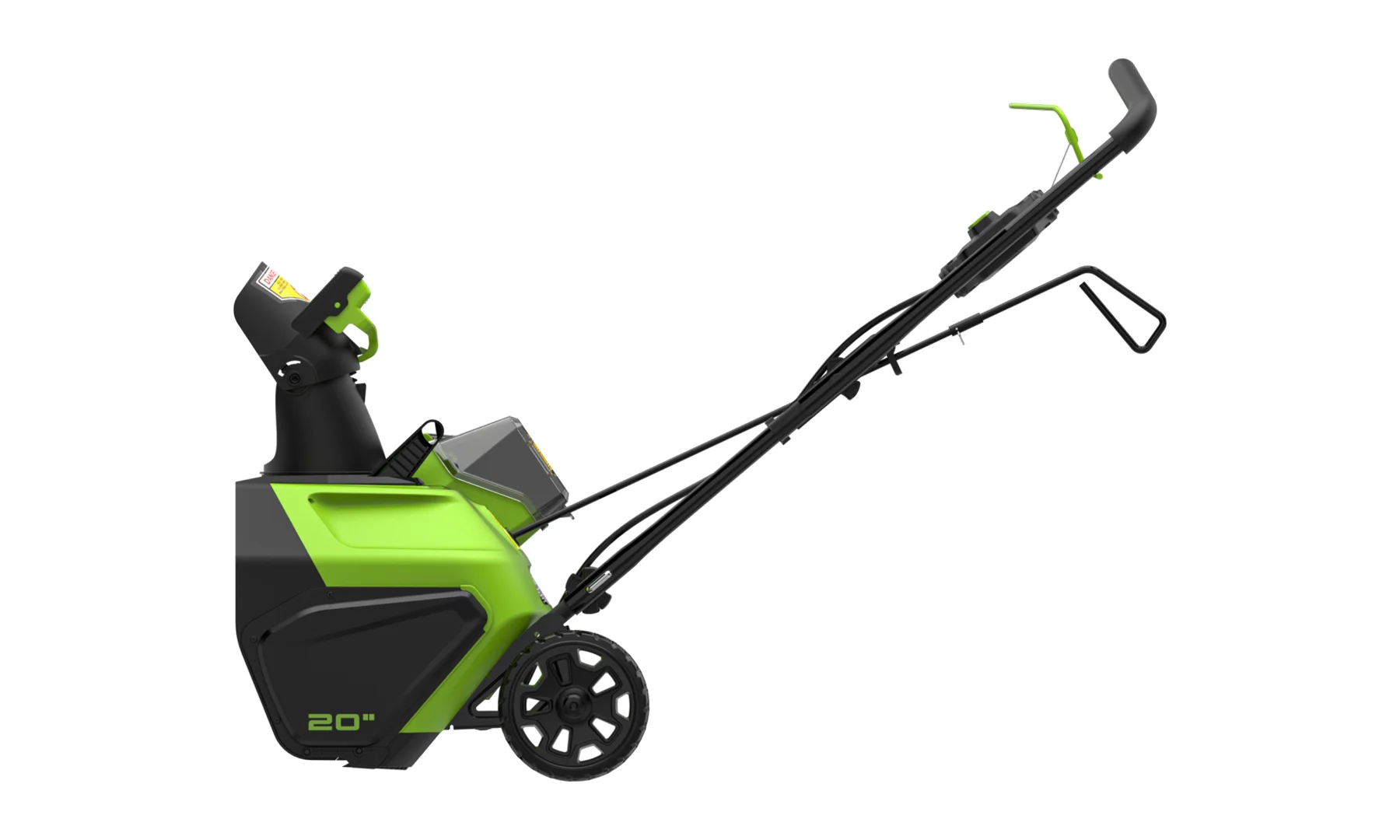 Снегоуборщик аккумуляторный Greenworks  GD60PST, 60V, 51 см, бесщеточный, c 1хАКБ 5Ач и ЗУ (2602907UG)