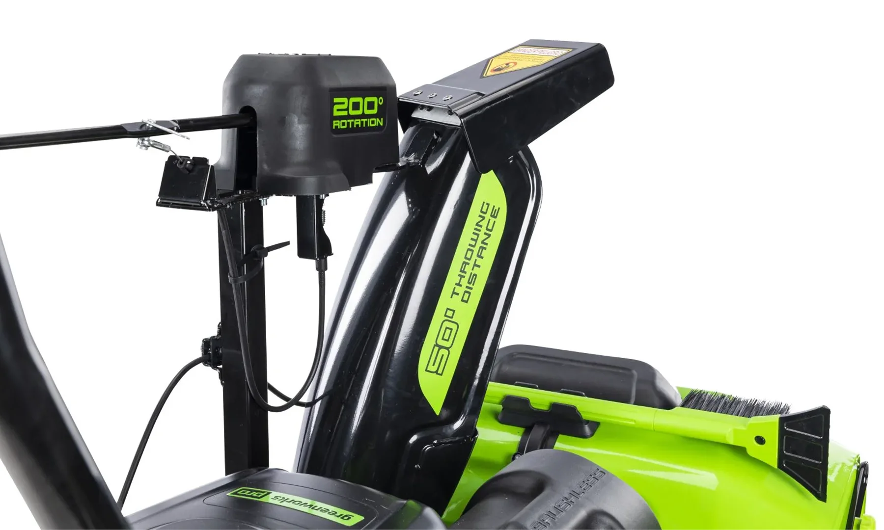 Снегоуборщик аккумуляторный Greenworks GD82ST56, 82V, 61 см, самоходный, бесщеточный, без АКБ и ЗУ (2602807)_8