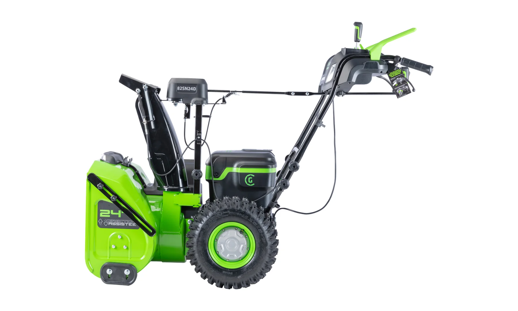 Снегоуборщик аккумуляторный Greenworks GD82ST56, 82V, 61 см, самоходный, бесщеточный, без АКБ и ЗУ (2602807)_3