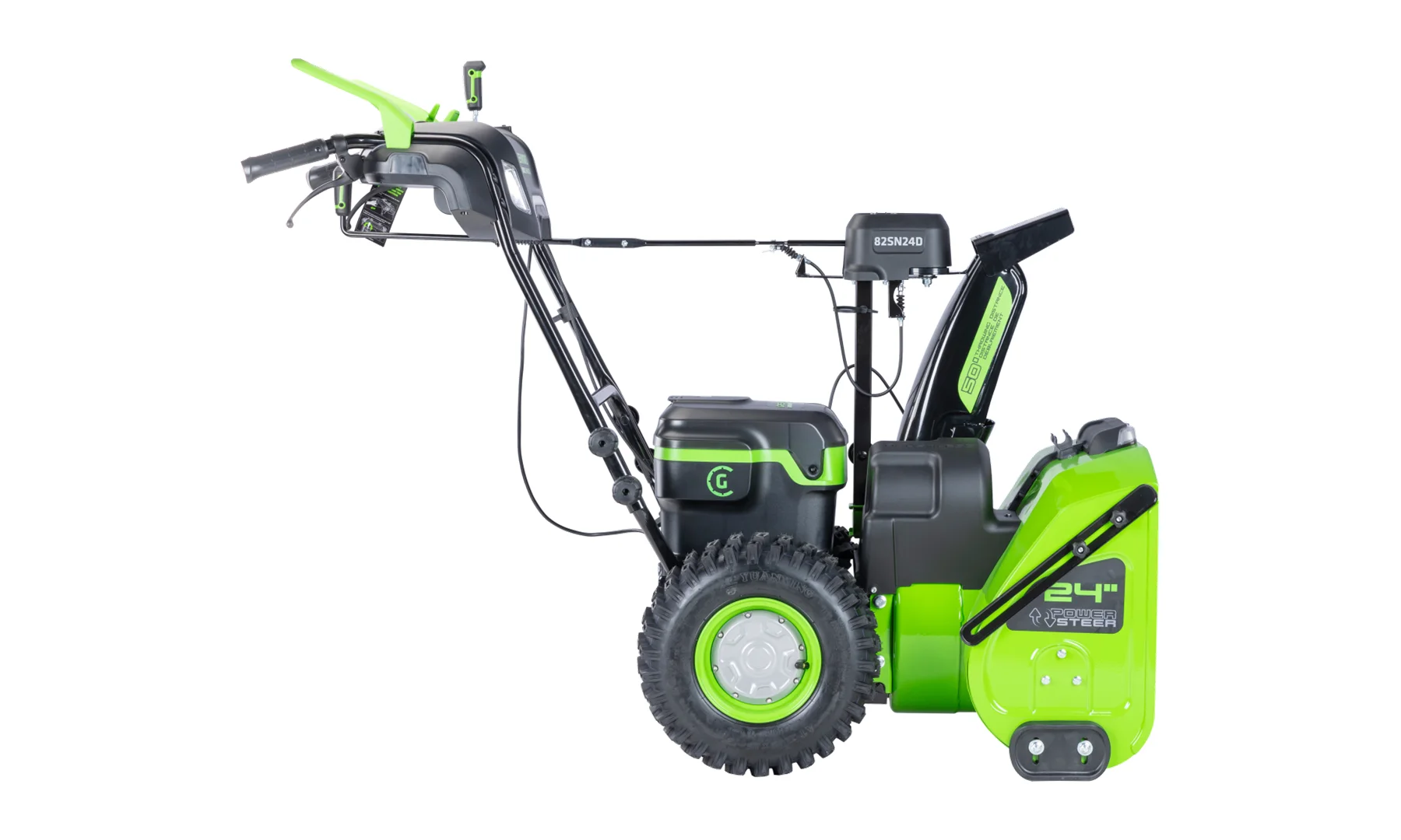 Снегоуборщик аккумуляторный Greenworks GD82ST56, 82V, 61 см, самоходный, бесщеточный, без АКБ и ЗУ (2602807)_4