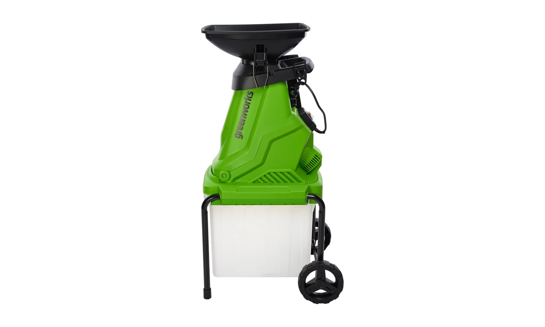 Измельчитель садовый электрический Greenworks Арт. 2208007, 220 В, 2800 Вт с контейнером_3