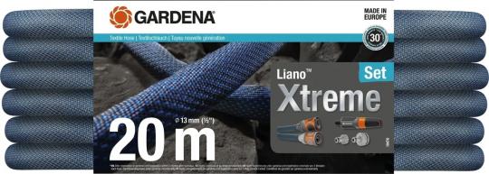 Шланг для полива GARDENA Liano™ Xtreme 20 м с комплектом 18470-20.000.00