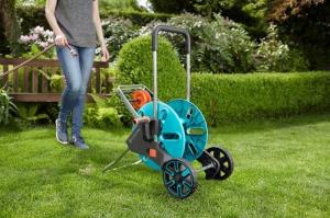 Тележка для шланга GARDENA CleverRoll M Easy с комплектом для полива металлическая 18547-20.000.00 18547-20.000.00_1