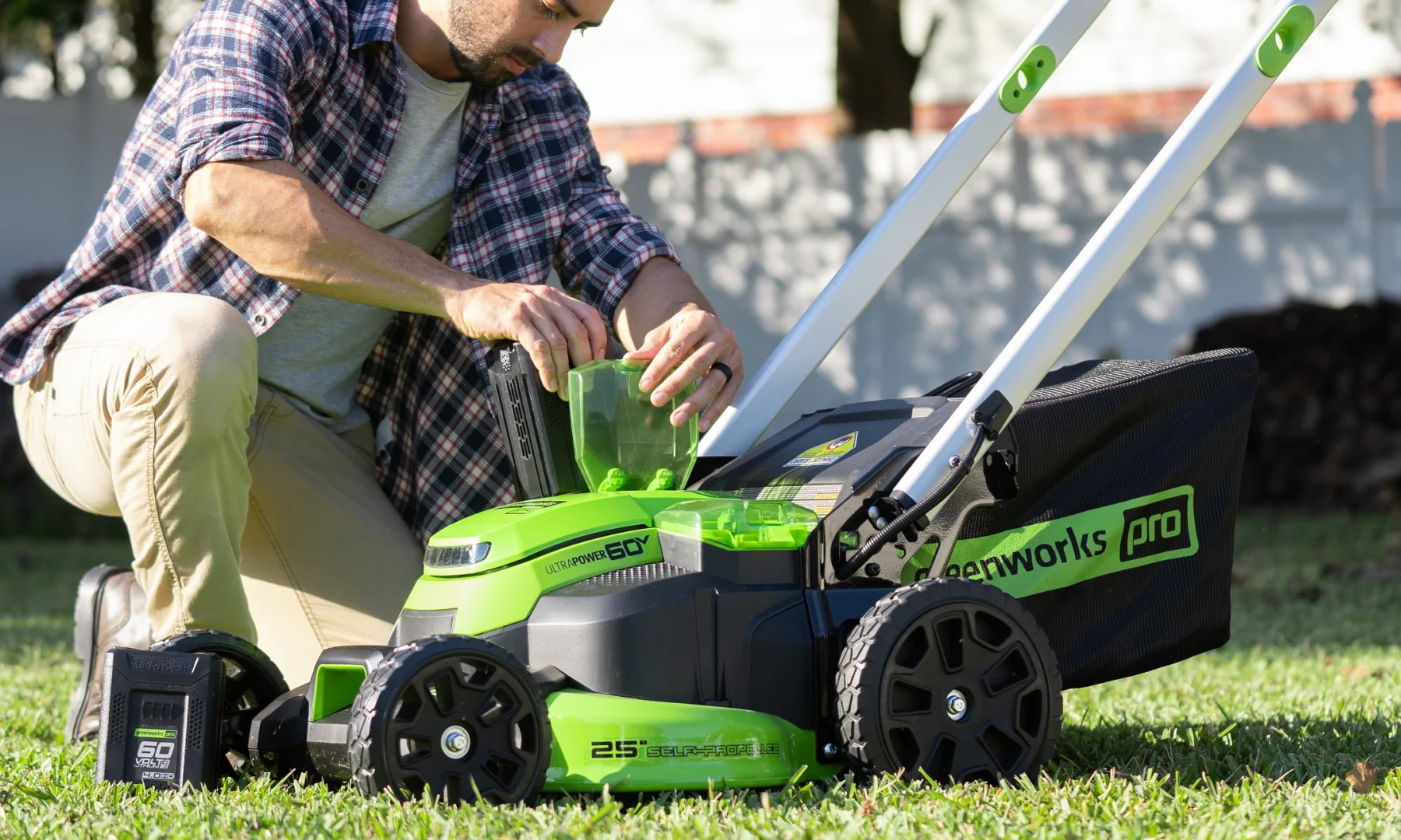 Газонокосилка аккумуляторная GREENWORKS 2519107 60V, без АКБ и ЗУ_2