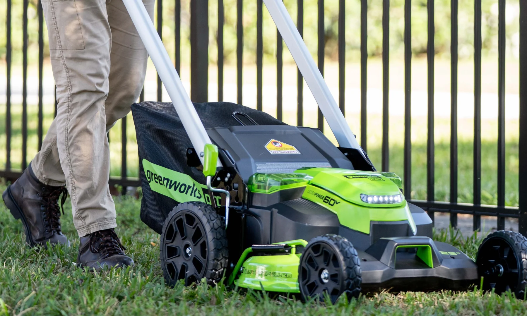 Газонокосилка аккумуляторная GREENWORKS 2519107 60V, без АКБ и ЗУ_10