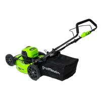 Газонокосилка аккумуляторная Greenworks GD40LM46HP, 40V, 46 см, бесщеточная, c 1хАКБ 4А*ч и ЗУ 2514407UB_2