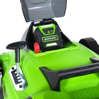 Газонокосилка аккумуляторная Greenworks Арт.2517907UB, 40V, бесщеточная, 41 см, c 1хАКБ 4Ач и ЗУ_4