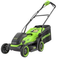 Газонокосилка аккумуляторная GreenWorks GD40LM 361,40V,36 см, бесщеточная c 1xАКБ 4Ач и ЗУ 2520807UB_0