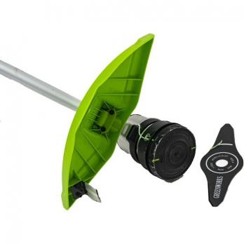 Триммер аккумуляторный Greenworks GD60BCBK4,60V, 40 см, бесщеточный с велосипедной ручкой, с АКБ 4Ач и ЗУ