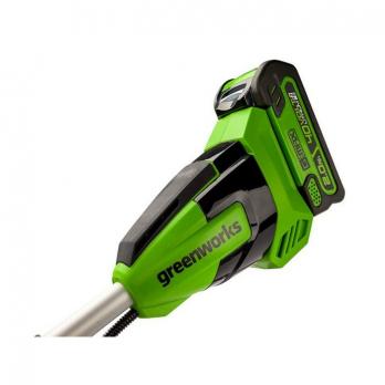 Триммер аккумуляторный Greenworks GD40BCBK4, 40V, 40 см, бесщеточный, с АКБ 4Ач и ЗУ 2105707UB